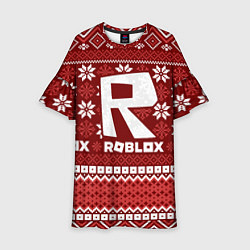 Детское платье Roblox christmas sweater