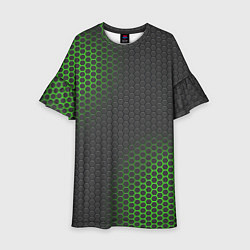 Детское платье Карбон с неоновой подсветкой