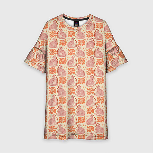 Детское платье Тигрица со змейкой / 3D-принт – фото 1