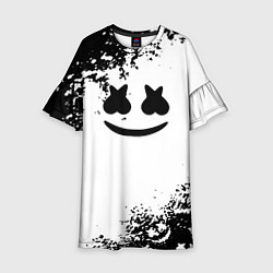 Детское платье Marshmello dj краски