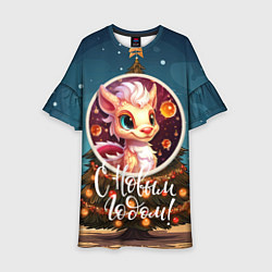 Детское платье Кроха олицетворяющий зиму