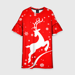 Детское платье Christmas deer