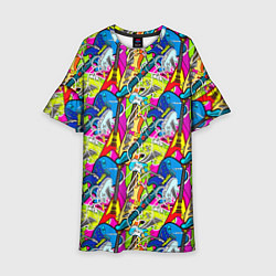 Детское платье Multicolored guitars