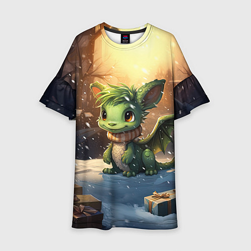 Детское платье Дракон дух рождества / 3D-принт – фото 1