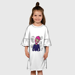 Платье клеш для девочки Виталик, цвет: 3D-принт — фото 2