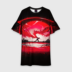 Детское платье Танец в последних лучах солнца