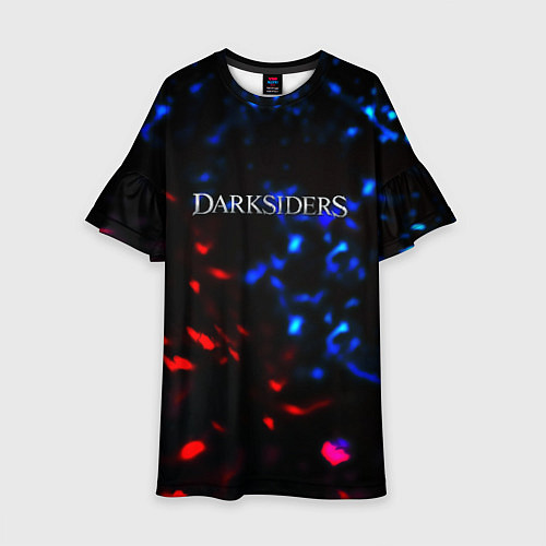 Детское платье Darksiders space logo / 3D-принт – фото 1