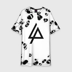 Детское платье Linkin park краски текстура