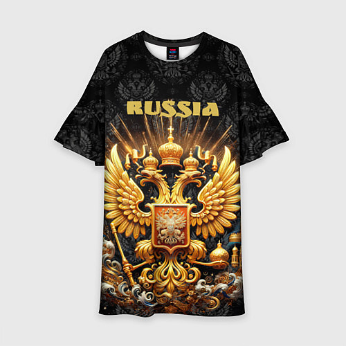 Детское платье Russia gold / 3D-принт – фото 1