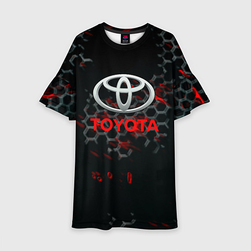 Детское платье Toyota краски броня / 3D-принт – фото 1