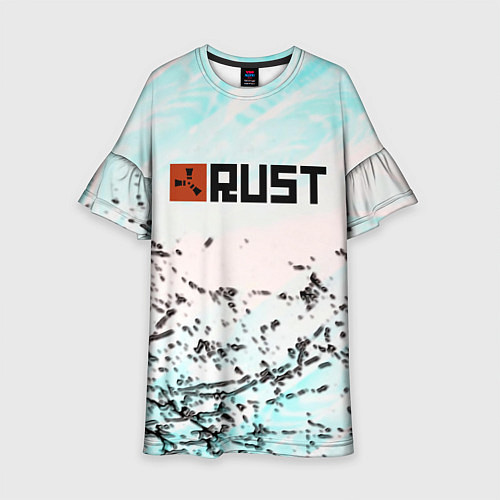Детское платье Rust game текстура / 3D-принт – фото 1