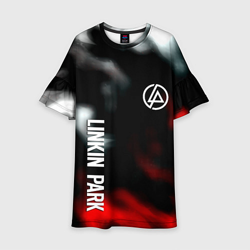 Детское платье Linkin park flame / 3D-принт – фото 1
