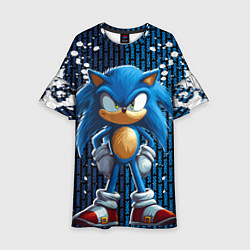 Детское платье Sonic - splash and logo