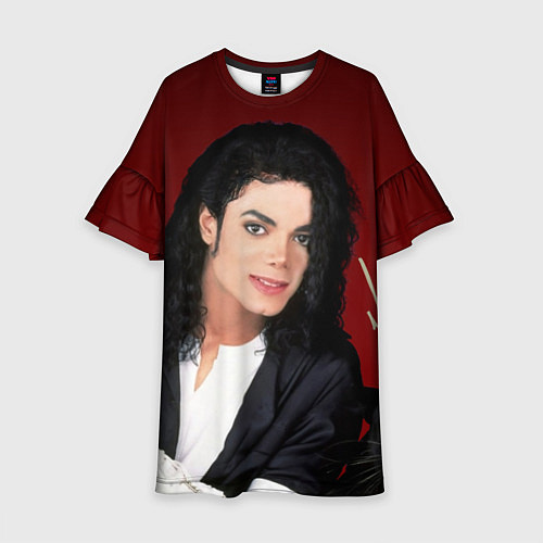 Детское платье Michael Jackson с пантерой и автографом / 3D-принт – фото 1