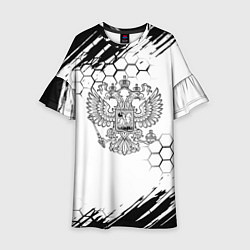 Детское платье Россия будущего герб