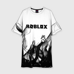Детское платье Roblox flame текстура