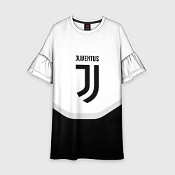 Детское платье Juventus black geometry sport