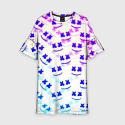 Детское платье Marshmello pattern neon