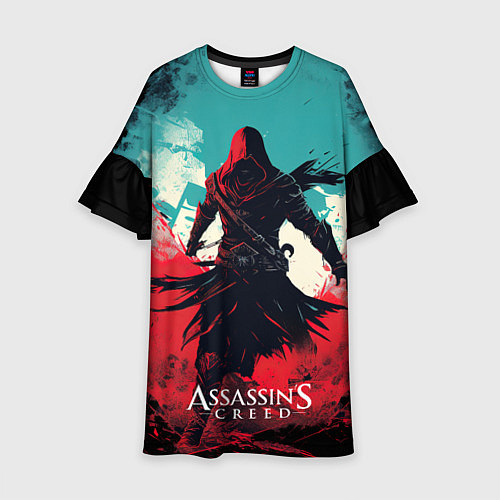 Детское платье Assassins creed ясное небо / 3D-принт – фото 1