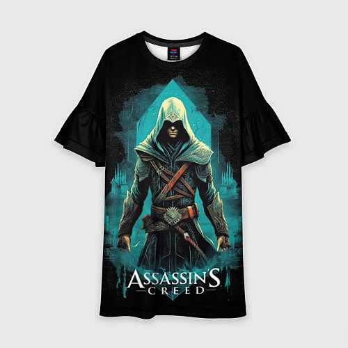 Детское платье Assassins creed темный стиль / 3D-принт – фото 1