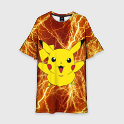 Детское платье Pikachu yellow lightning