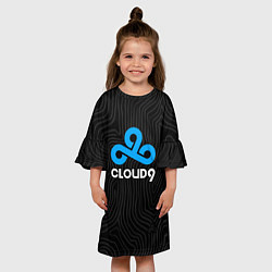 Платье клеш для девочки Cloud9 hi-tech, цвет: 3D-принт — фото 2