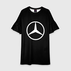 Детское платье Mercedes benz logo white