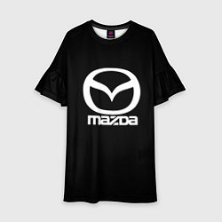 Детское платье Mazda logo white