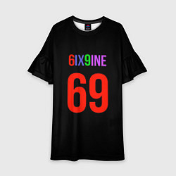 Детское платье 6ix9ine logo