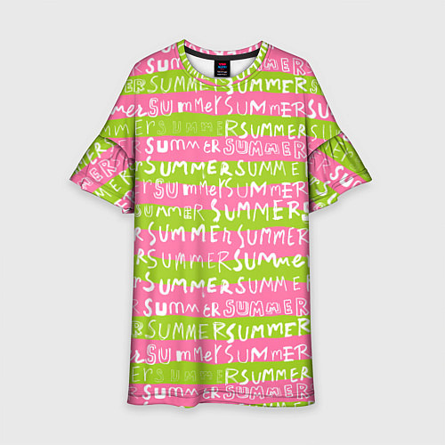 Детское платье Summer pattern / 3D-принт – фото 1