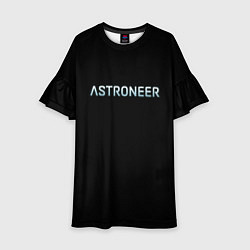 Детское платье Astroneer logo