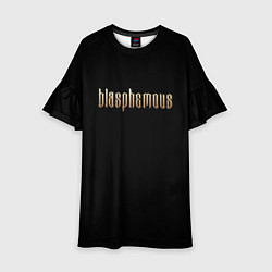 Платье клеш для девочки Blasphemous, цвет: 3D-принт