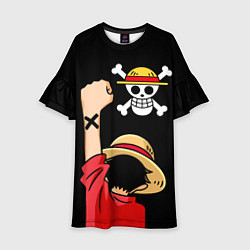 Детское платье One piece - Monkey D Luffy