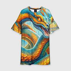 Детское платье Большая мифологическая змея