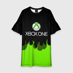 Детское платье Xbox green fire