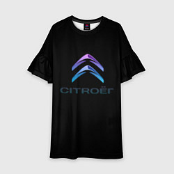 Детское платье Citroen logo neon