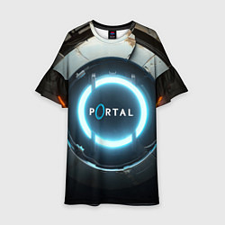 Детское платье Portal logo game