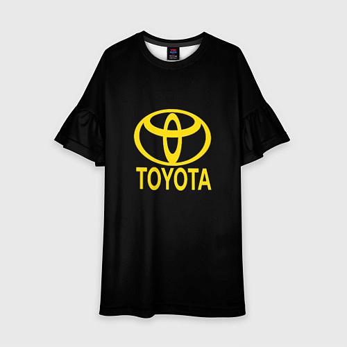 Детское платье Toyota yellow / 3D-принт – фото 1