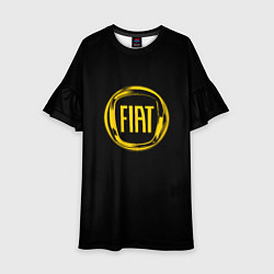 Детское платье FIAT logo yelow