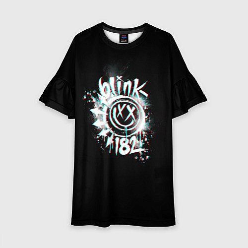 Детское платье Blink-182 glitch / 3D-принт – фото 1