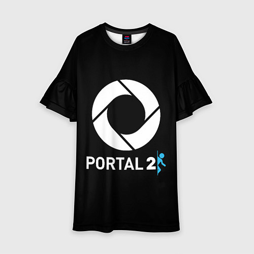 Детское платье Portal2 logo game / 3D-принт – фото 1