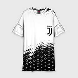 Платье клеш для девочки Juventus sport steel, цвет: 3D-принт