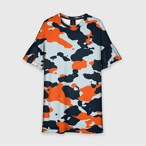 Детское платье Камуфляж из игры counter strike / 3D-принт – фото 1