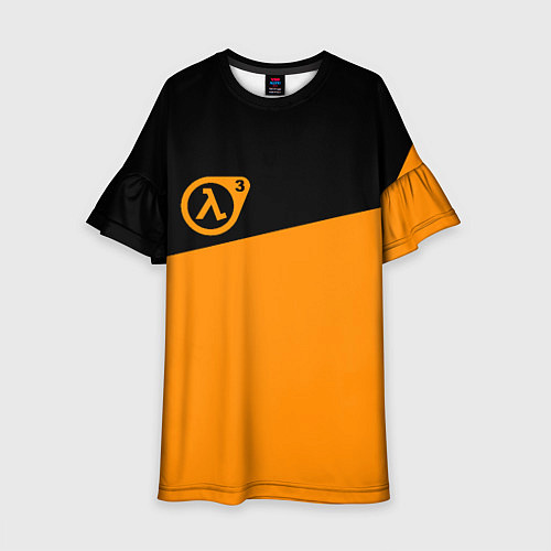 Детское платье Half life orange game / 3D-принт – фото 1