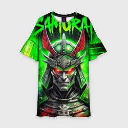 Детское платье Samurai green