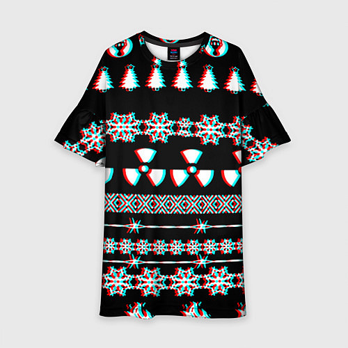 Детское платье Stalker glitch game / 3D-принт – фото 1