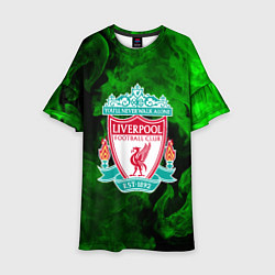 Детское платье Liverpool green fire