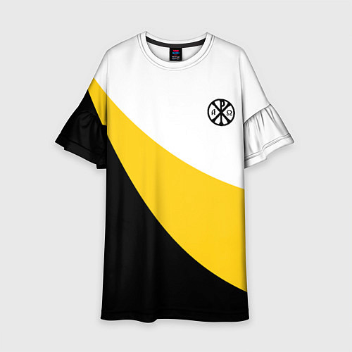 Детское платье Сокрушу пред ним врагов ег малая черная хризма Ник / 3D-принт – фото 1