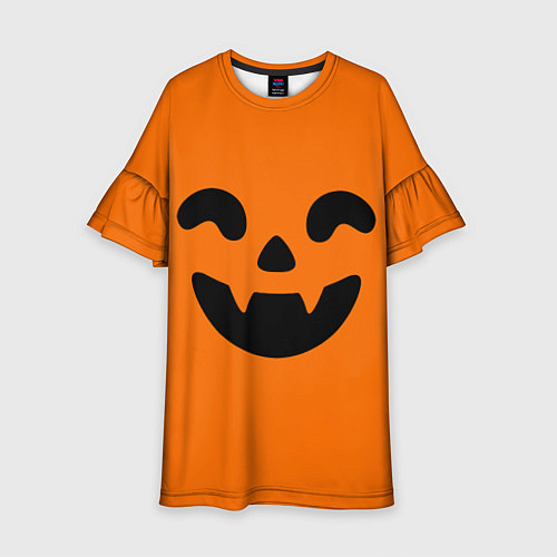 Детское платье Весёлая тыква верх / 3D-принт – фото 1