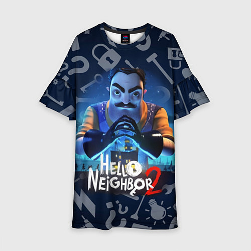 Детское платье Привет сосед из игры Hello Neighbor / 3D-принт – фото 1